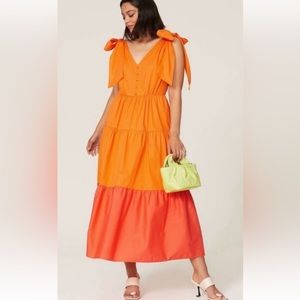 Color me Courtney color block dress